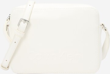 Calvin Klein Crossbody Bag in White: front