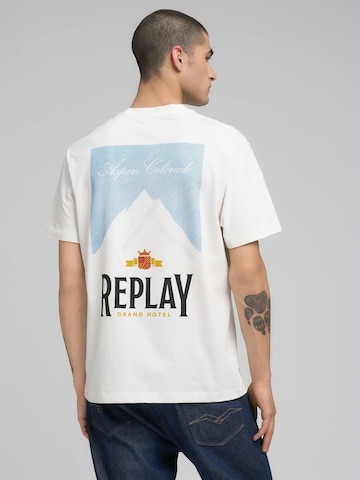 REPLAY Shirt‌‌‌‌‌‌‌ in Weiß