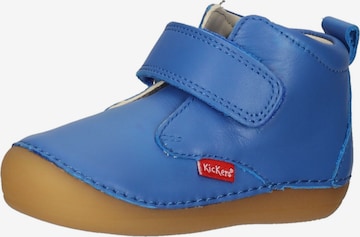 Kickers First-Step Shoes in Blue: front