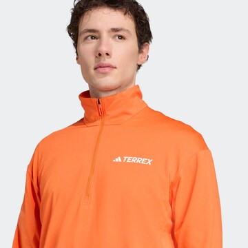 ADIDAS TERREX Athletic Sweater in Orange