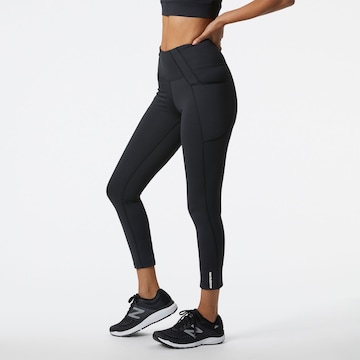 new balance Skinny Sportbroek in Zwart