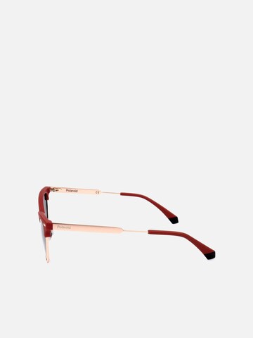 Polaroid Sunglasses 'Polaroid PLD 4122/S Matte violet 52/18/145 Women Sunglasses' in Red