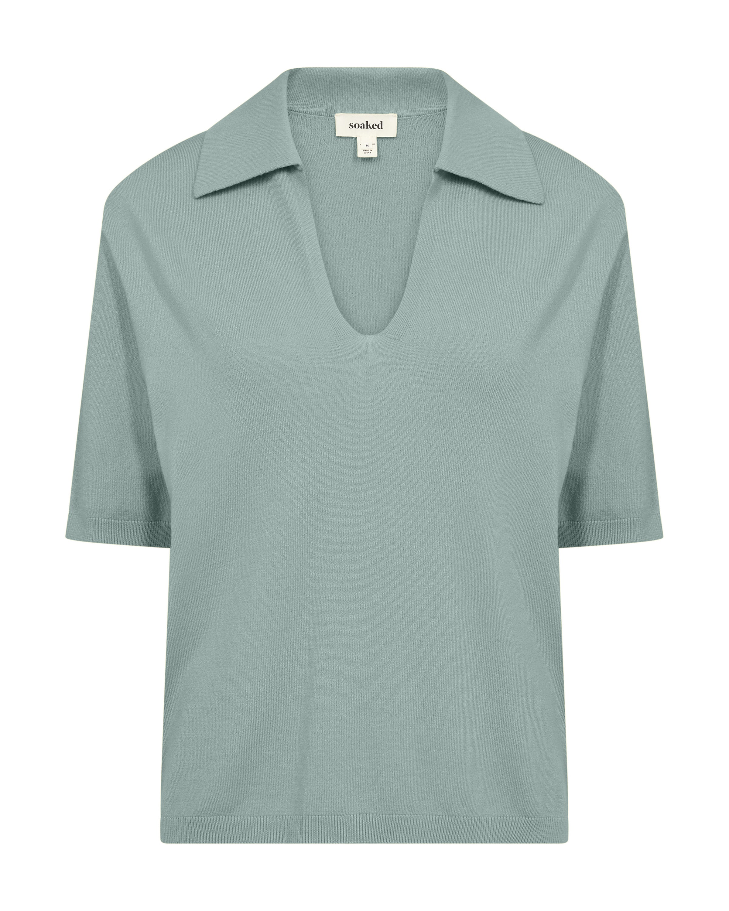 SOAKED IN LUXURY Sveter 'Spina' - Modrá: predná strana