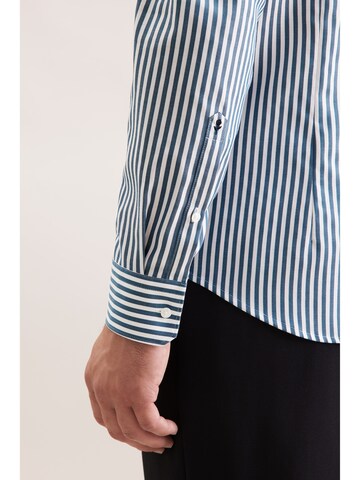 SEIDENSTICKER Slim fit Business shirt 'SMART CLASSICS' in Blue