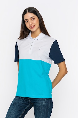 T-shirt Giorgio di Mare en bleu