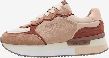 Pepe Jeans Sneakers 'Rusper Snake' in Beige: front