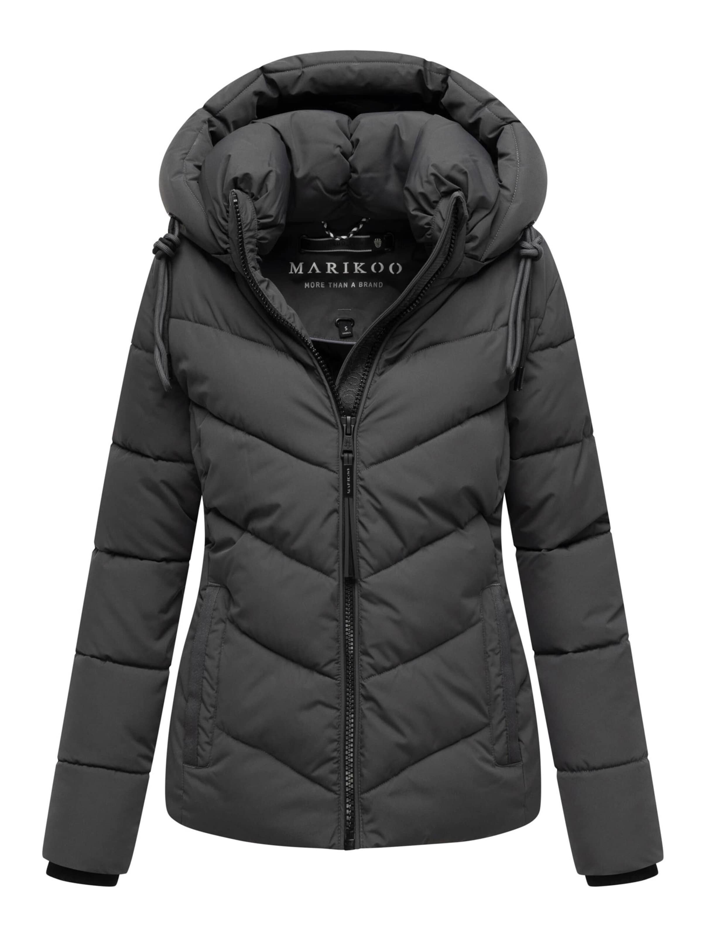MARIKOO Winter jacket 'Sahnemausii' in Grey