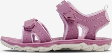 Hummel - Zapatos abiertos en lila: frente