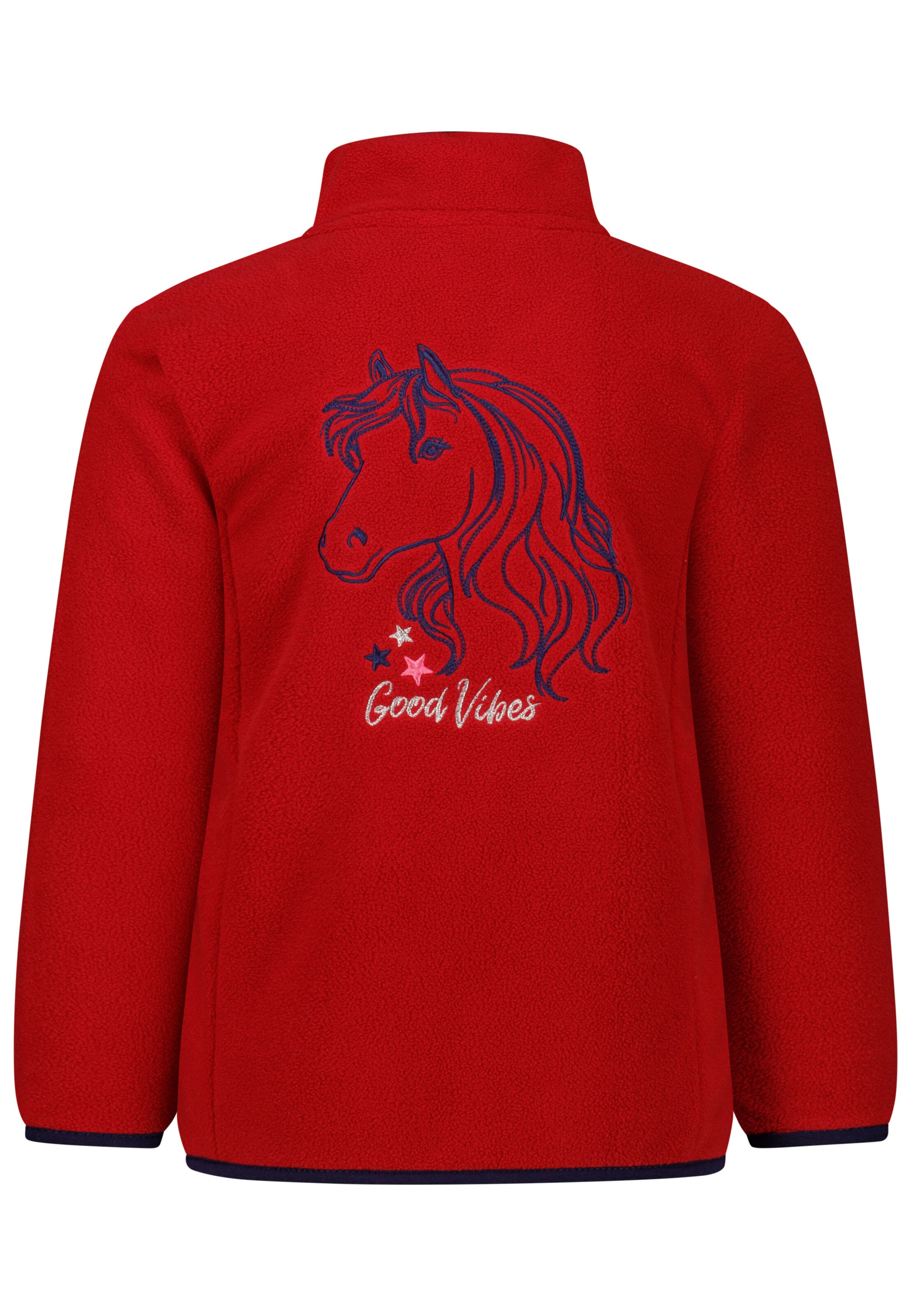SALT AND PEPPER Fleece Jacket in Red