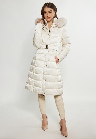 Manteau d’hiver faina en blanc