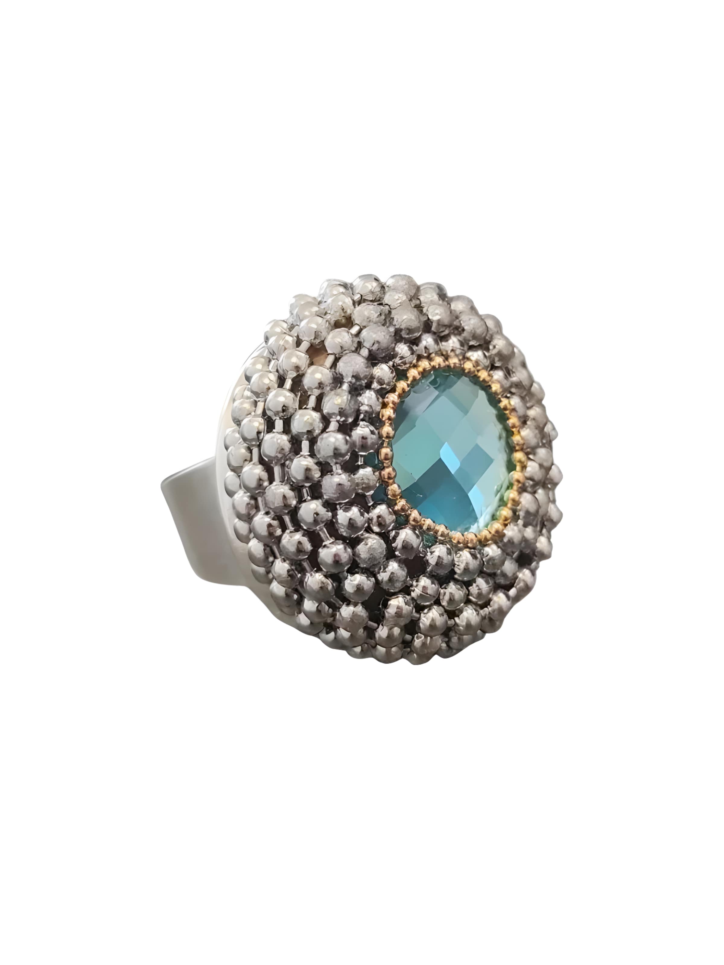 Anello 'Rebel' di CLAUDIA DE ROSA JEWELRY in verde