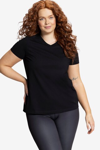 Ulla Popken Shirt in Black: front