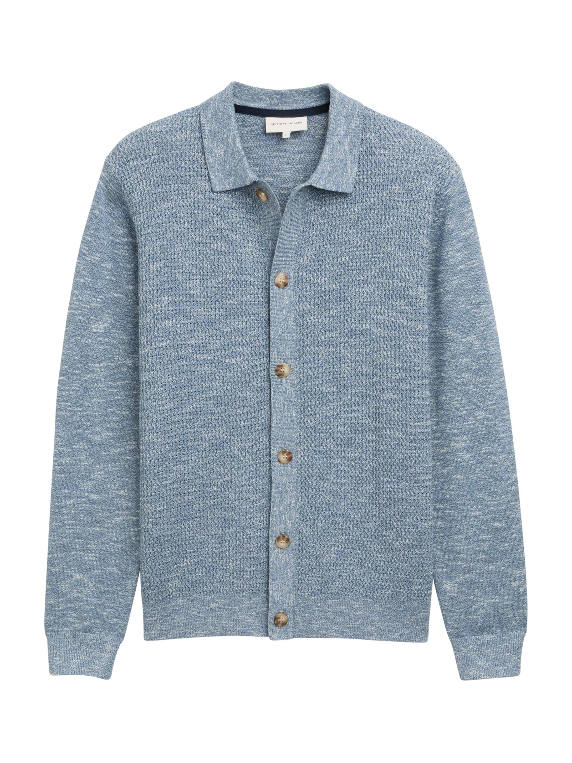 TOM TAILOR Kardigan w kolorze niebieski: przód