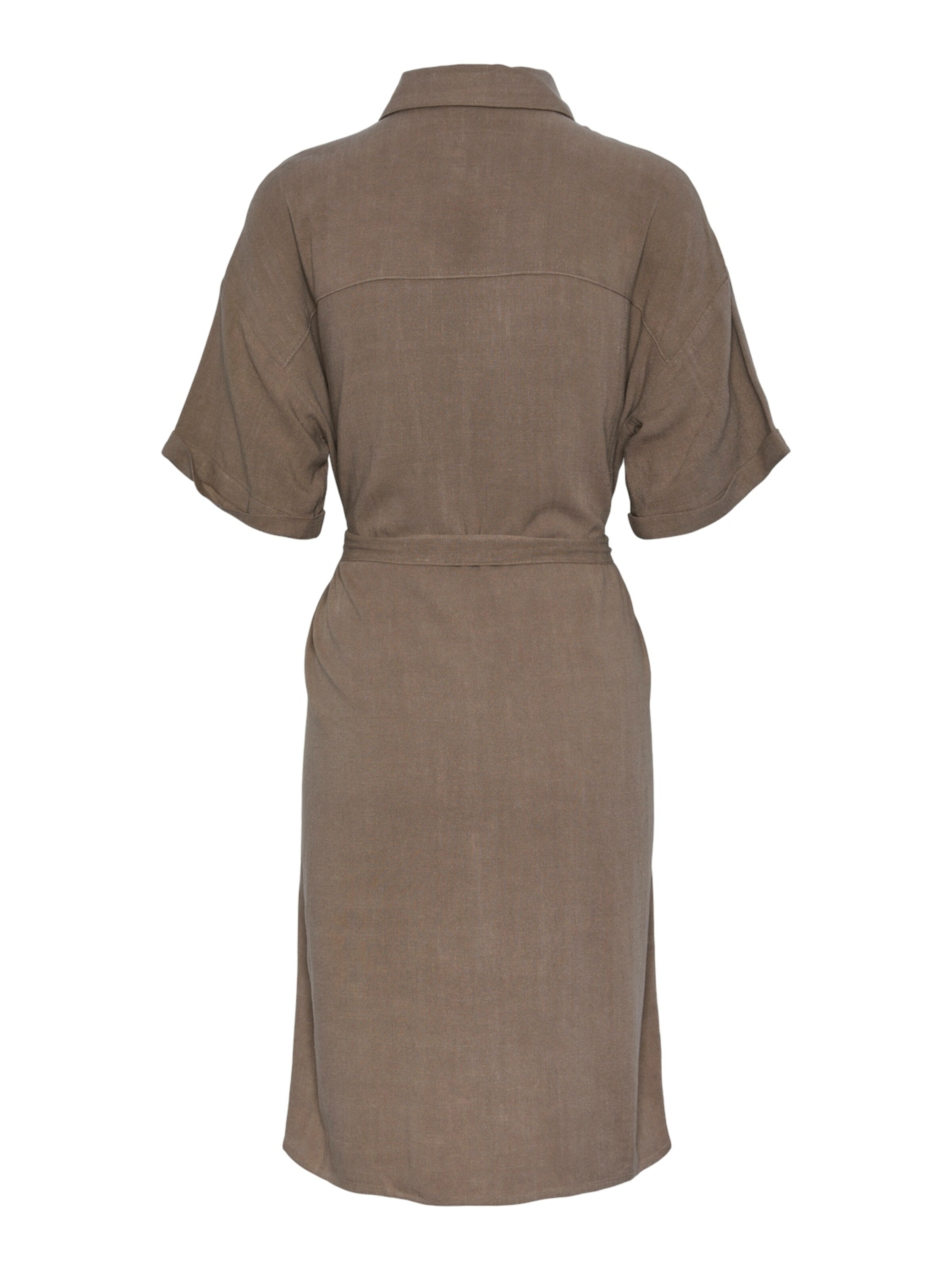 PIECES Рокля тип риза 'VINSTY' в кафяво