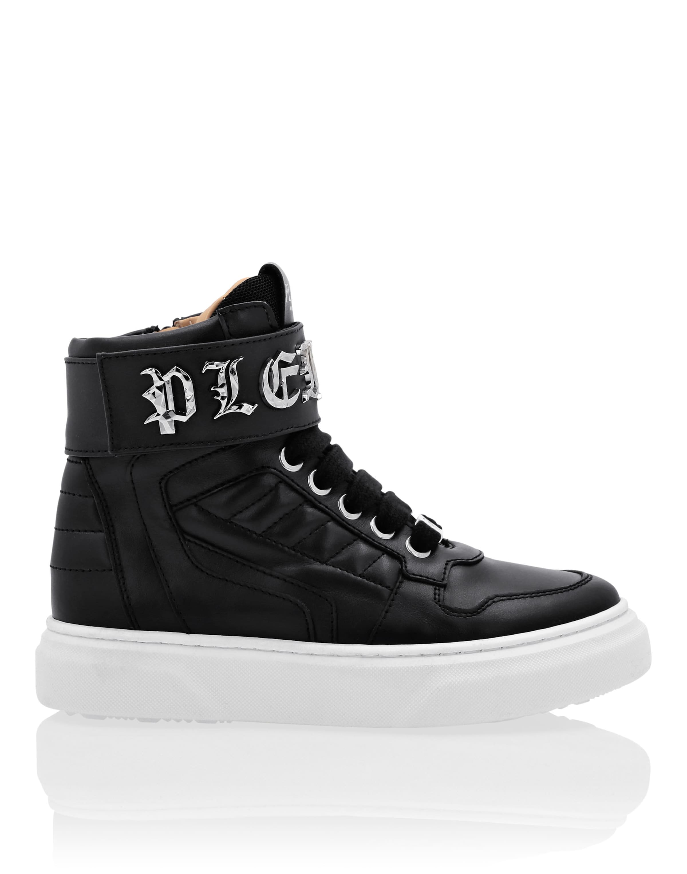 Philipp Plein - Sapatilhas 'Gothic Plein' em preto