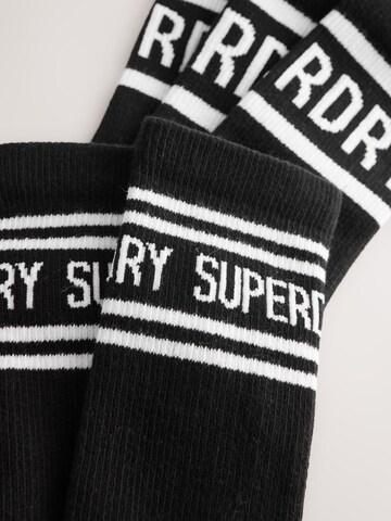 Superdry Nogavice | črna barva