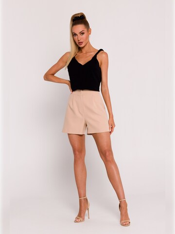 made of emotion - Loosefit Pantalón en beige