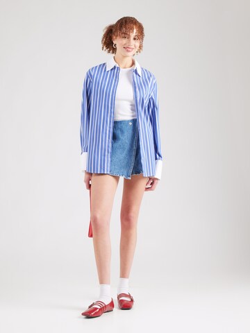Jupe 'PCFilum' PIECES en bleu