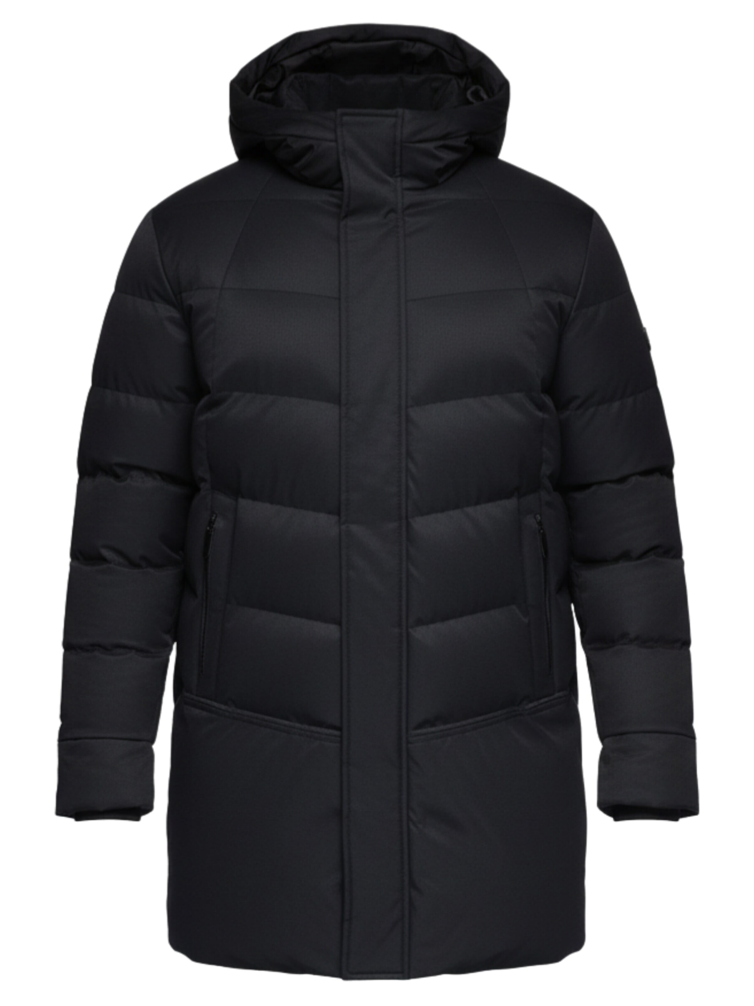 Ombre Winter jacket in Black: front