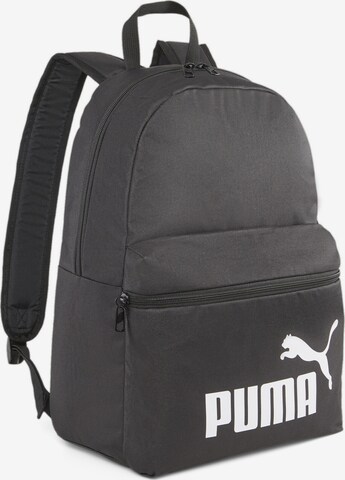 PUMA - Mochila 'Phase' em preto: frente