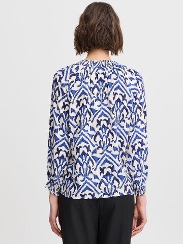 ICHI Blouse in Blue