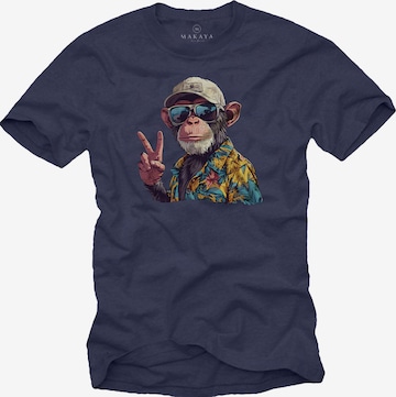 MAKAYA Shirt in Blue: front