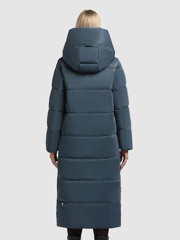 khujo Winter coat 'Soulani5 Shiny' in Blue