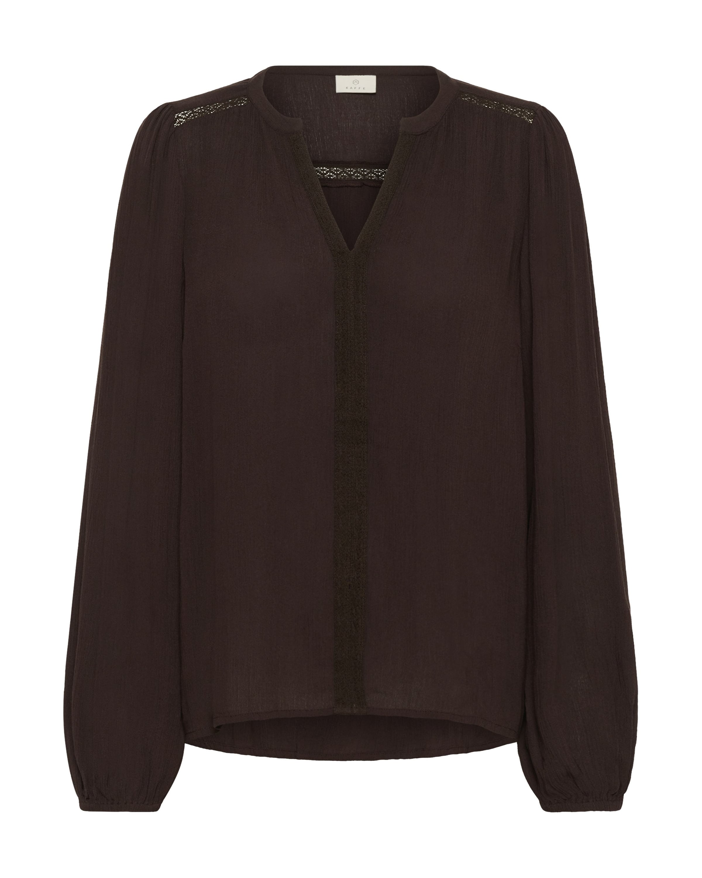 Kaffe Blouse 'KAStine Amber' in Brown: front