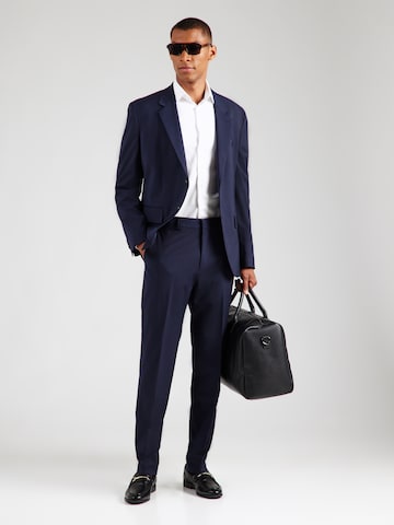regular Pantaloni con piega frontale 'Tom253X-MH' di HUGO in blu