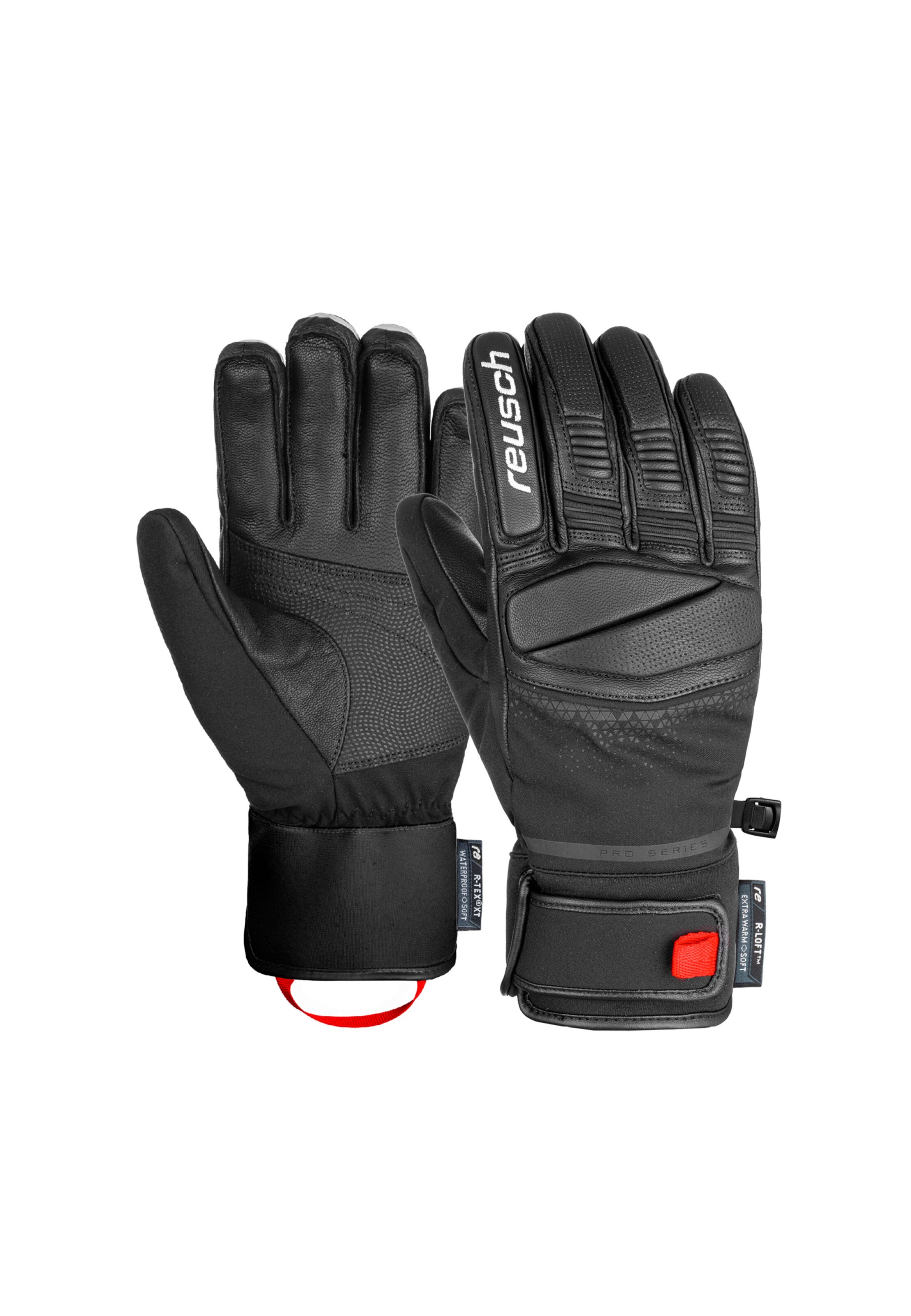 REUSCH Fingerhandschuhe 'Mastery' in Schwarz: Vorderseite