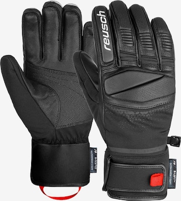 REUSCH Athletic Gloves 'Mastery' in Black: front