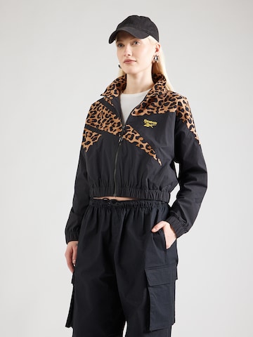 Reebok Tussenjas in Zwart: voorkant