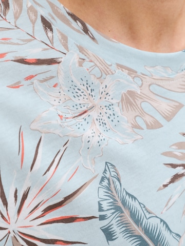 JACK & JONES Bluser & t-shirts 'JJHONOLULU' i blå