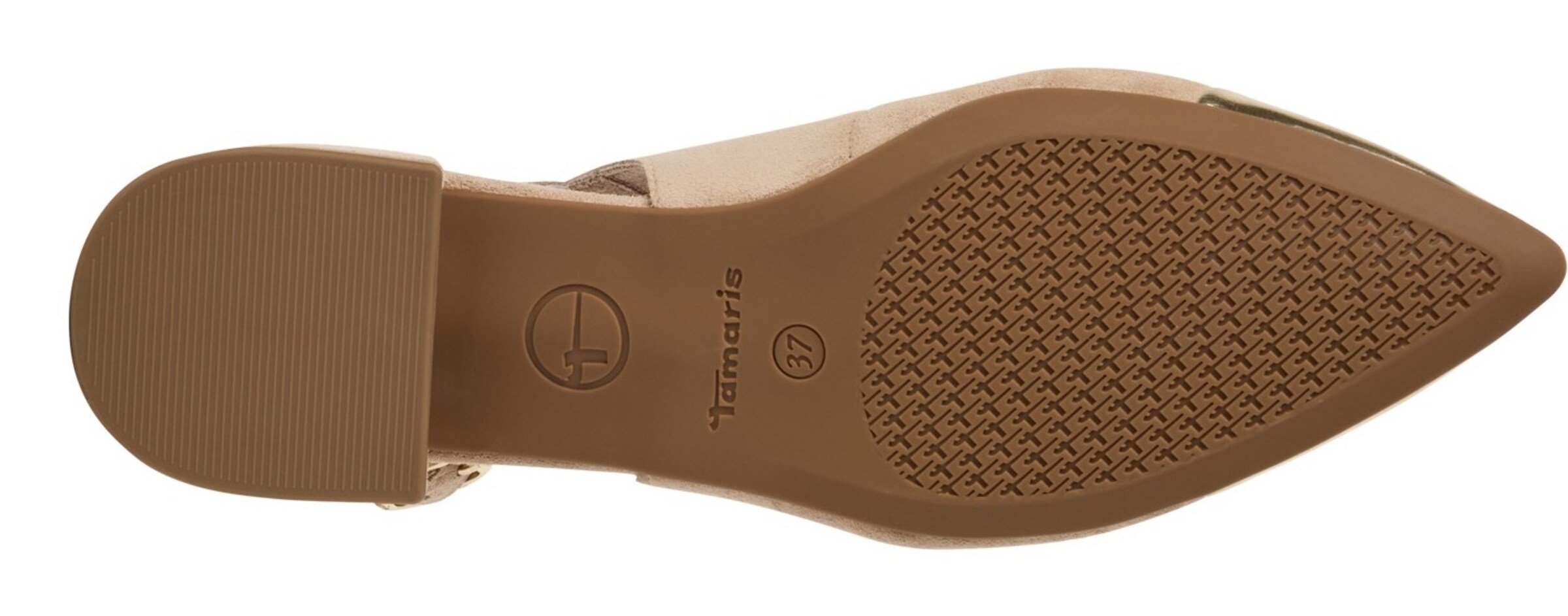Tamaris Slingback Pumps in Beige