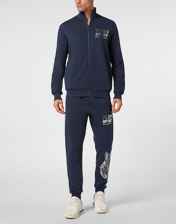 Plein Sport Sweat jacket 'Tiger' in Blue