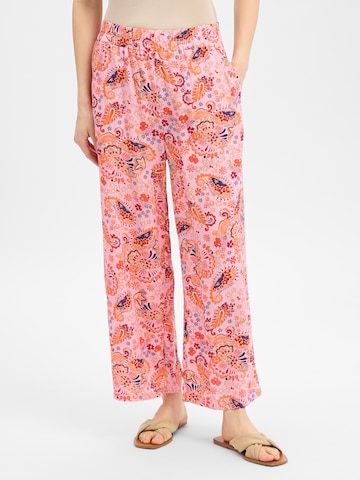 Franco Callegari Wide leg Trousers in Pink: front