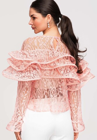 Ombre Bluse in Pink