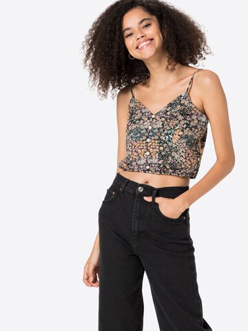 American Eagle Top in Black: front