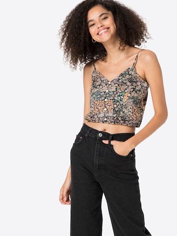 American Eagle Top in Black: front