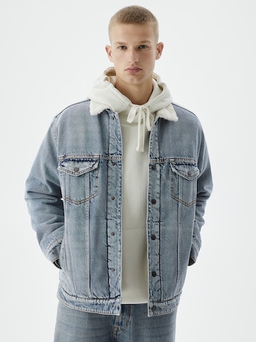 Veste mi-saison Pull&Bear en bleu : devant