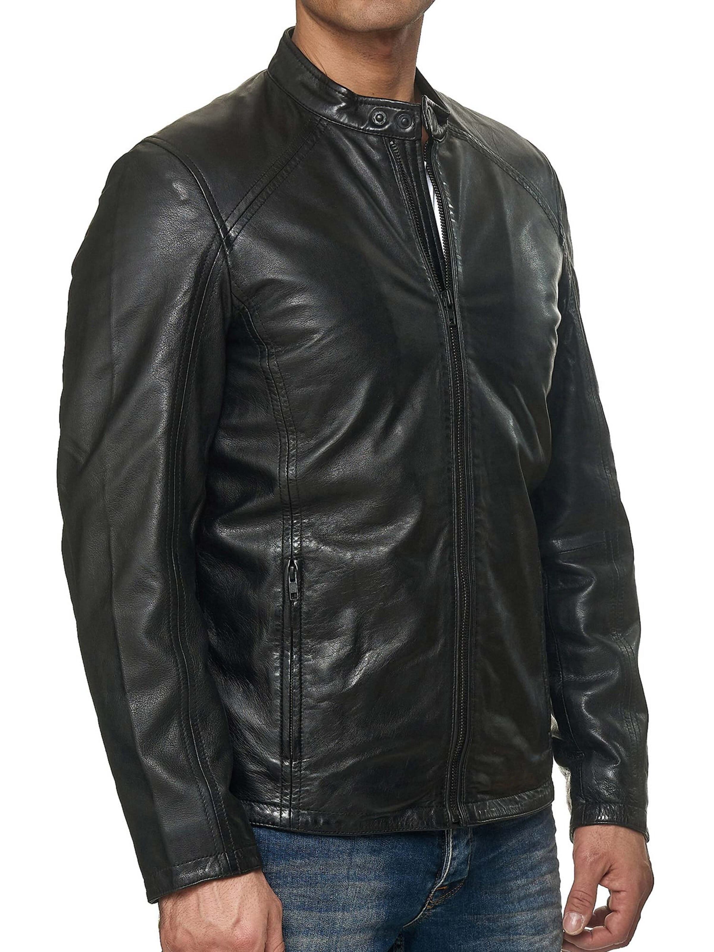 Tazzio Between-Season Jacket '19707' in Brown