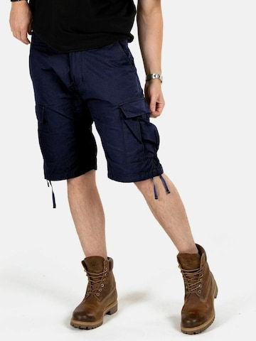 Regular Pantalon cargo Molecule en bleu : devant