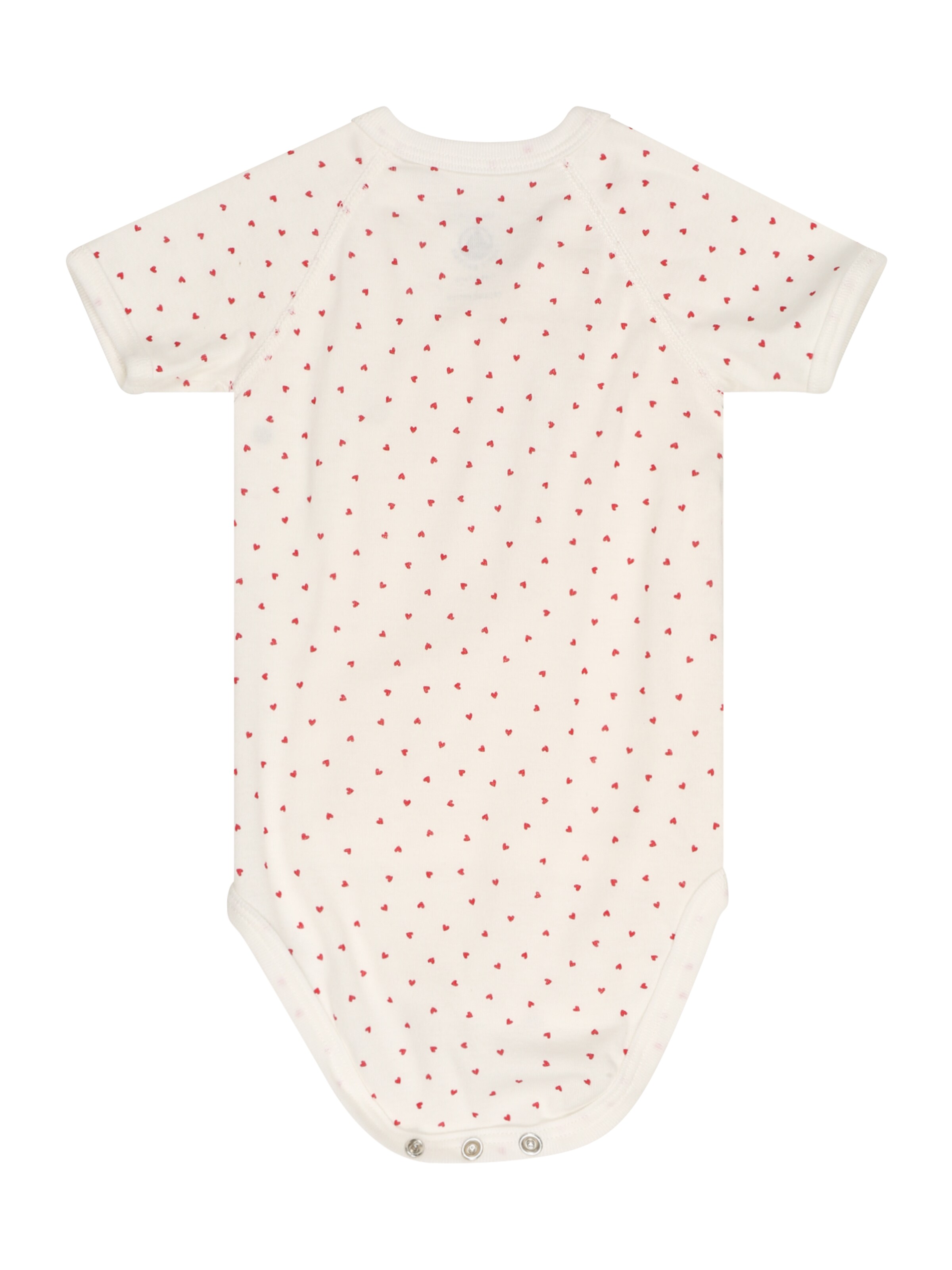 PETIT BATEAU - Macacão/Body 'NAISS' em branco