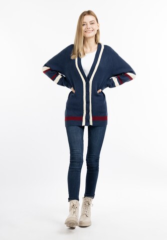 DreiMaster Maritim Knit cardigan in Blue