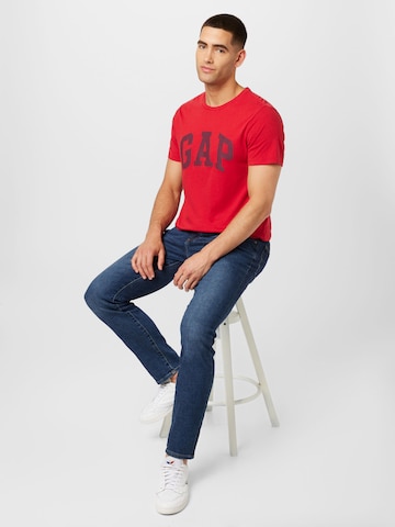 GAP Regular fit Shirt in Rood