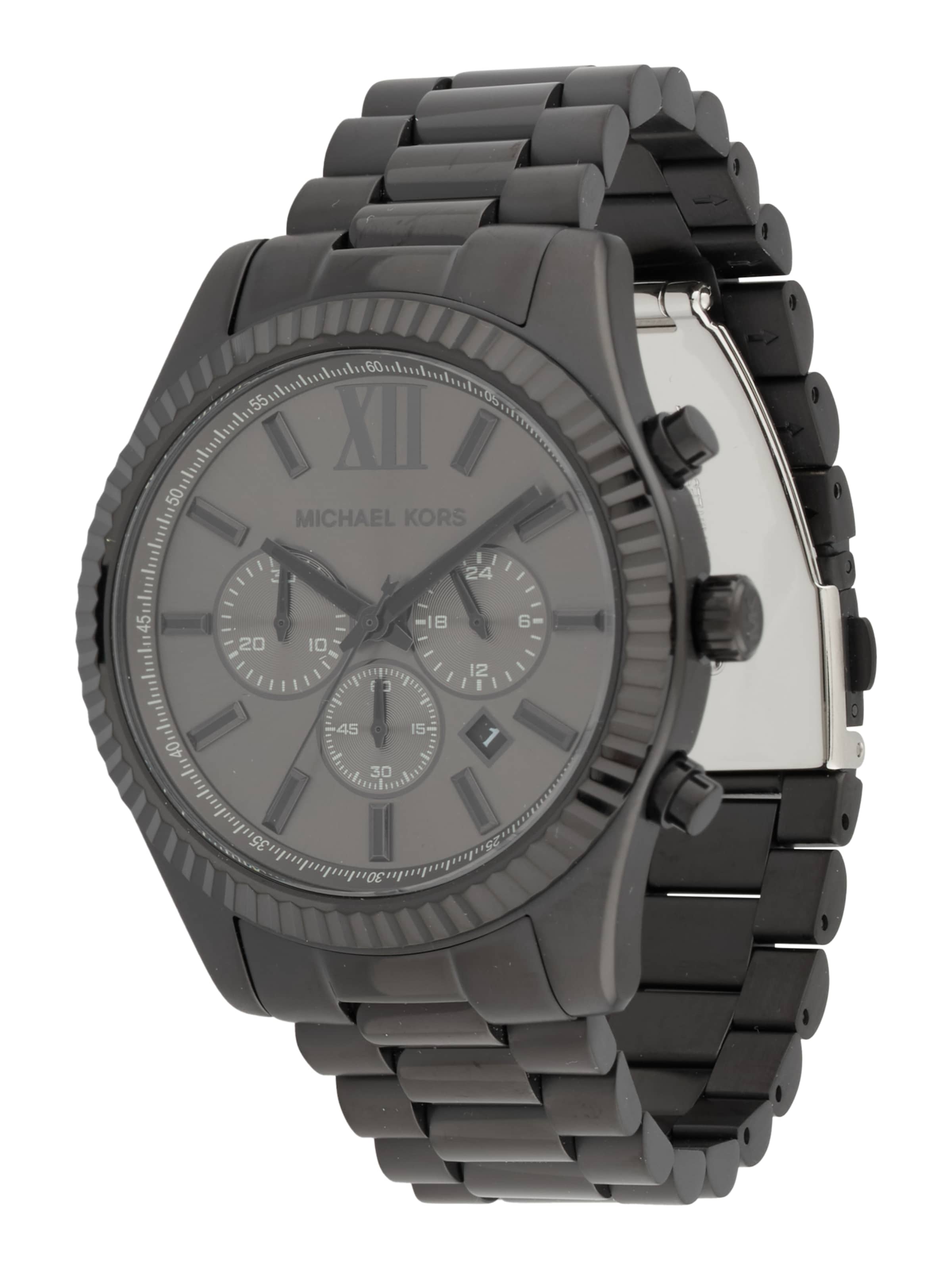 Michael Kors Analog watch 'LEXINGTON' in Black: front