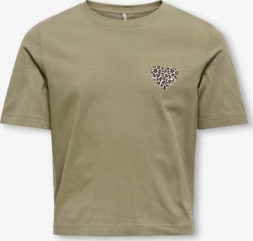 ONLY GIRLS Shirt 'KOGREX' in Green: front