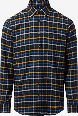 Andrew James Comfort Fit Hemd in Blau: Vorderseite