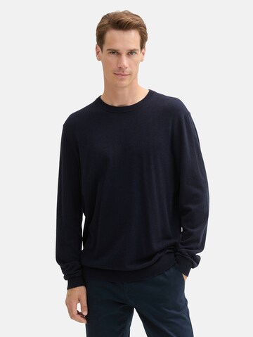 TOM TAILOR Sweater in Blue: front