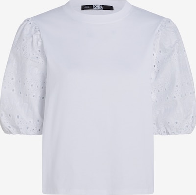 Karl Lagerfeld Blusa 'Lace' em branco, Vista do produto